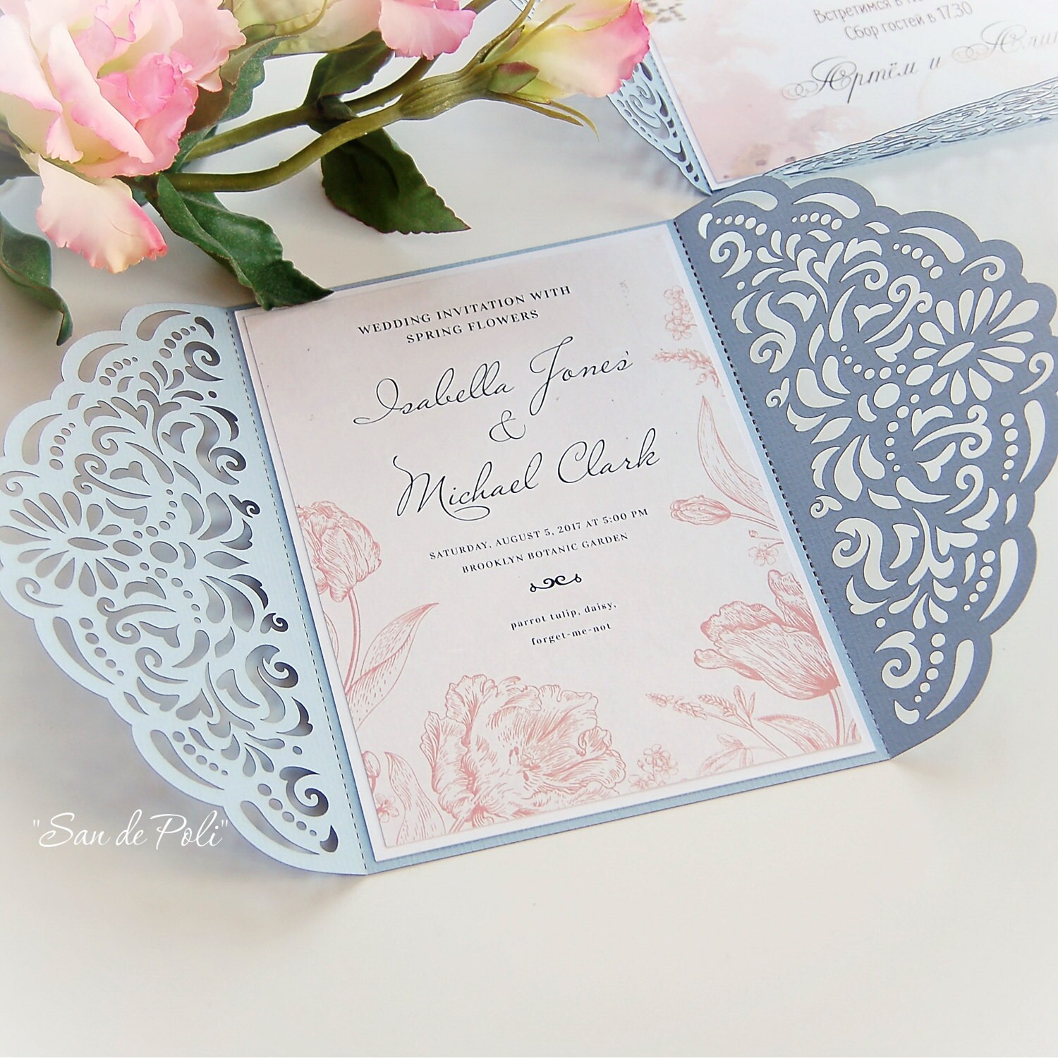 Download Wedding Invitation Template Filigree Svg Dxf Cdr Etsy