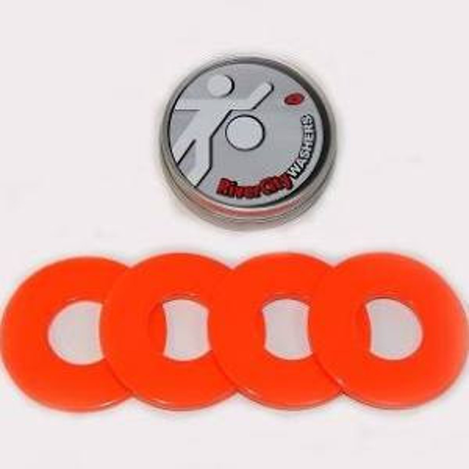 Powder Coated Washer Toss Pitching Washers Neon Orange Etsy