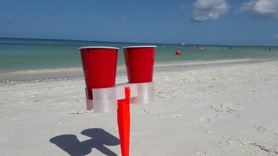Porte Boisson Double Pour Plage Ou Pique Nique Imprimée En 3d