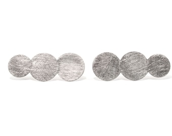 Earpin circles silver