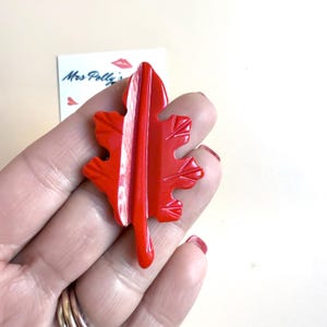 Ancienne Broche Oiseau - Celluloïd / Bakélite - Plastique Vintage - Très Bon état