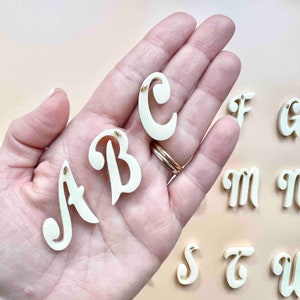 Alphabet Initial Brooch, Vintage Style Fakelite Resin Pin, Custom Letter Jewelry, Retro Bakelite Inspired Gift by Mrs Polly's Lucite