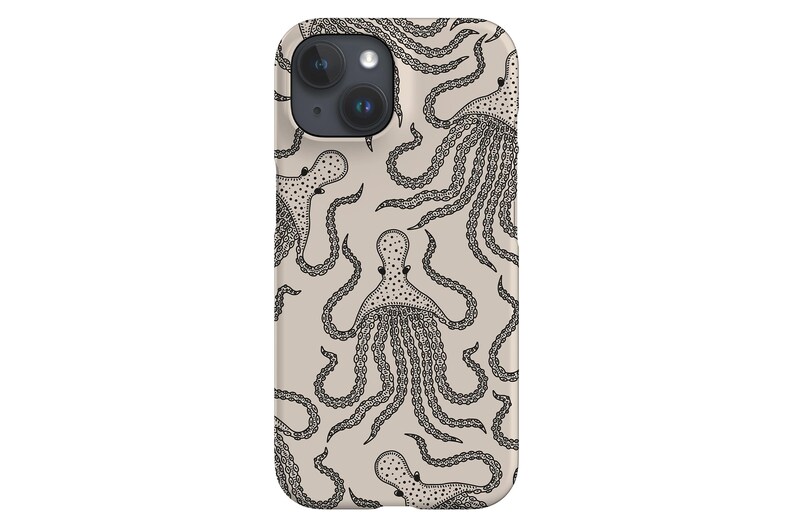 Octopus Scatter Phone Case Sea Ocean Cover for iPhone 16 15 14 13 12 11