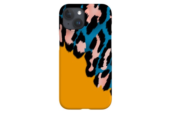 Leopard Block Limited-Edition Unique Phone Case | Gifts for Her & Him | Phone Case For iPhone 13 12 11, Samsung Galaxy Google Pixel | Yellow