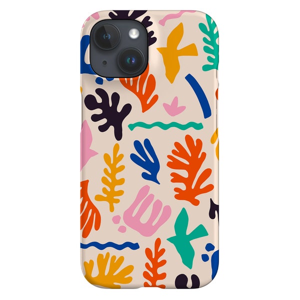 Matisse Abstract Scatter Limited-Edition Phone Case | Shapes Plants | Phone Case For iPhone 15 14 Samsung Galaxy Google Pixel | Multicolour