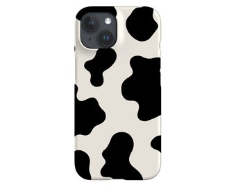 Cow Print Limited-Edition Phone Case | Y2K Abstract Farm Animal | Phone Case For iPhone 13 12 11, Samsung Galaxy, Google Pixel | Cream