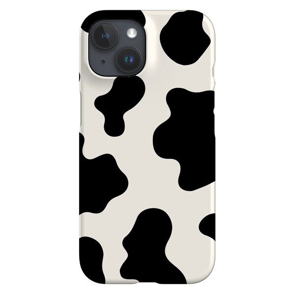 Cow Print Limited-Edition Phone Case | Y2K Abstract Farm Animal | Phone Case For iPhone 13 12 11, Samsung Galaxy, Google Pixel | Cream