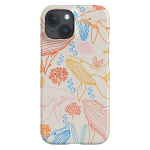 Humpback Whale Plants Limited-Edition Phone Case | Sea Ocean Animal | Phone Case For iPhone 13 12 11 Samsung Galaxy Google Pixel | Bright