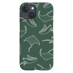 Stingray Line Art Limited-Edition Phone Case | Manta Ray Sea Animal | Phone Case For iPhone 13 12 11, Samsung Galaxy, Google Pixel | Khaki