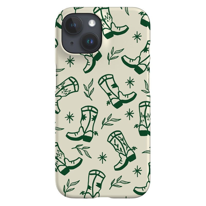 Green Cowboy Phone Case - Etsy