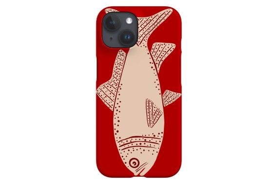Fish Phone Case: Red Sea Animal Design