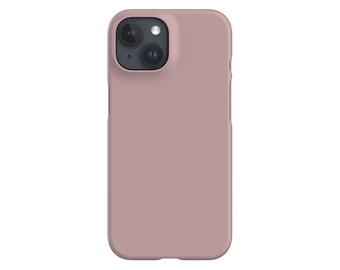 Plain Block Limited-Edition Phone Case | Minimalist Colour | Phone Case For iPhone 13 12 11, Samsung Galaxy, Google Pixel | Pink Rosy Hues