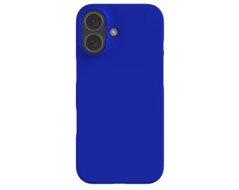 Etui na telefon w kolorze Azure Blue Still Block: minimalistyczny iPhone, Galaxy, Pixel