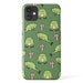 Frog Mushroom Limited-Edition Unique Phone Case | Kawaii Cute Animal | Phone Case For iPhone 13 12 11, Samsung Galaxy, Google Pixel | Green 