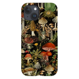 Vintage Mystic Forest Garden By Uta Naumann Phone Case | Mushroom iPhone 16 15 14 13 Samsung Galaxy S24 Google Pixel Case By Harper & Blake