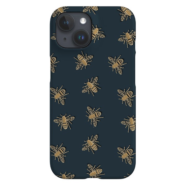 Custodia per telefono MORE BEES – Custodia per iPhone – Cover per cellulare Samsung Galaxy – Google Pixel Shell – Custodia con design a forma di insetti per iPhone 12, 11 - Verde