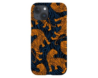 Tiger Skin Print Phone Case: Wild Cat Animal Design