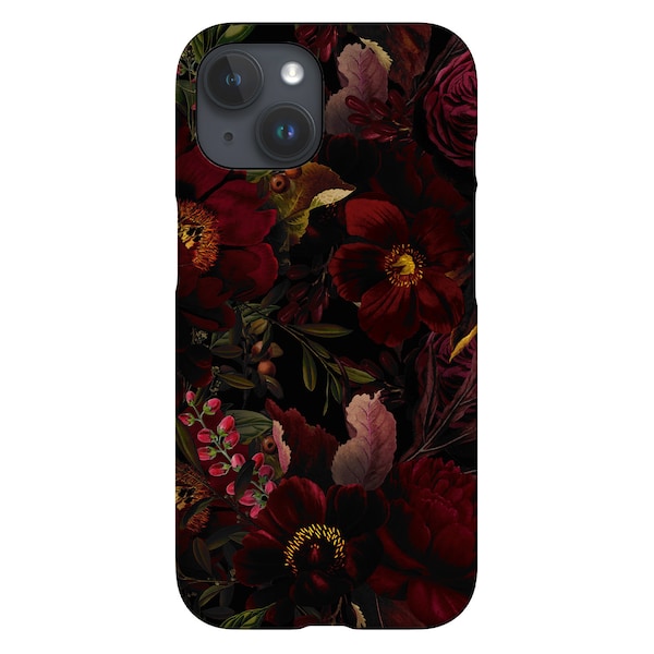 Dark Vintage Night Garden By Uta Naumann Phone Case | Botanical Floral iPhone 14 13 12 11 Samsung Galaxy Google Pixel Case By Harper & Blake