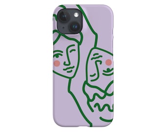 Ancient Greek Mythology Faces Limited-Edition Phone Case | Dark Academia | Phone Case For iPhone 13 12 Samsung Galaxy Google Pixel | Lilac