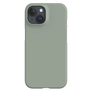 Coque pour portable unie | Couleur minimaliste | Coque pour iPhone 16 15 14 13 12 SE Max Pro - Samsung Galaxy S24 - Google Pixel 8 | Vert menthe