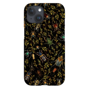 Vintage Beetle Dance By Uta Naumann Phone Case | Mystic Insect Plants iPhone 14 13 12 11 Samsung Galaxy Google Pixel Case By Harper & Blake