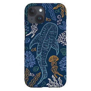 Walhai Korallenriff Handyhülle | Ozean Meer | Hülle für iPhone 16 15 14 13 12 11 SE Max Pro - Samsung Galaxy S24 - Google Pixel 8 | Marine