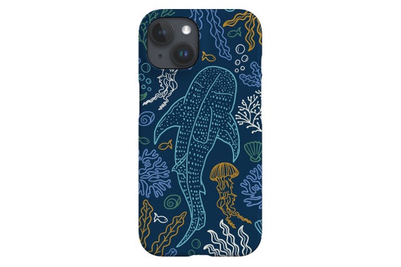 Whale Shark Coral Reef Phone Case | Ocean Sea | Cover for