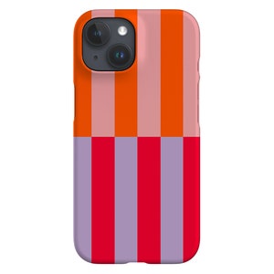 Shifted Stripes Limited-Edition Unique Phone Case | Gifts for Her & Him | Phone Case For iPhone 13 12 11, Samsung Galaxy, Google Pixel | Red