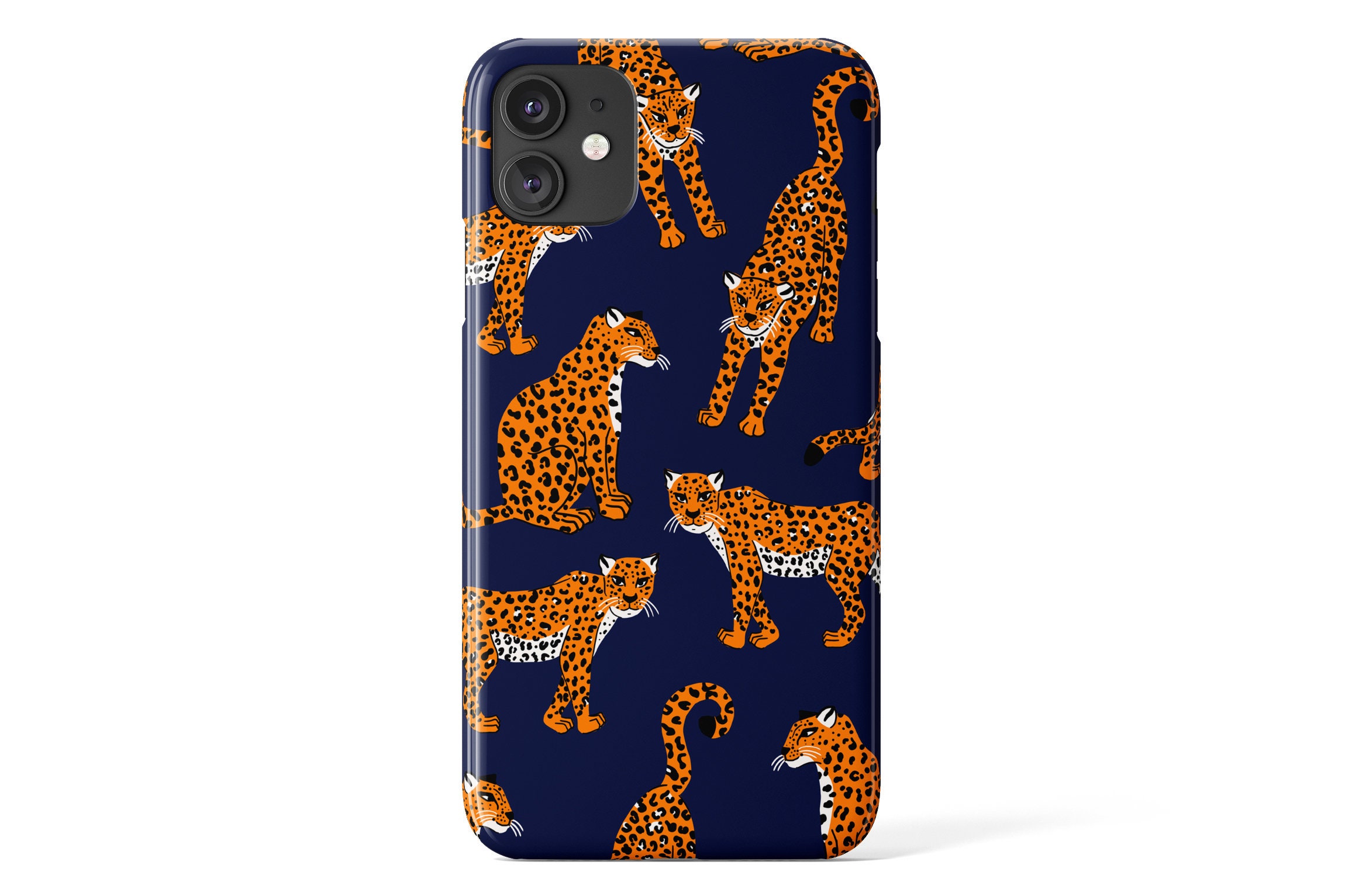  Leopard African Animal 15 FLIP Wallet Phone CASE Cover for  Apple iPhone 13 Mini : Cell Phones & Accessories