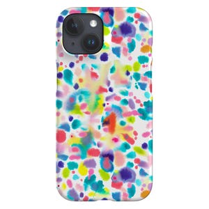 Ninola Design によるカラフルな抽象芸術的な筆遣いの電話ケース | Harper & Blake による iPhone 16 15 14 Samsung Galaxy Google Pixel ケース