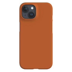 May include: A brown silicone phone case for an iPhone.