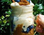 RECIPE ONLY: Caramel Blueberry Nana Nice Cream, Vegan, Dairy Free, Gluten Free, Sugar Free, Instant Download