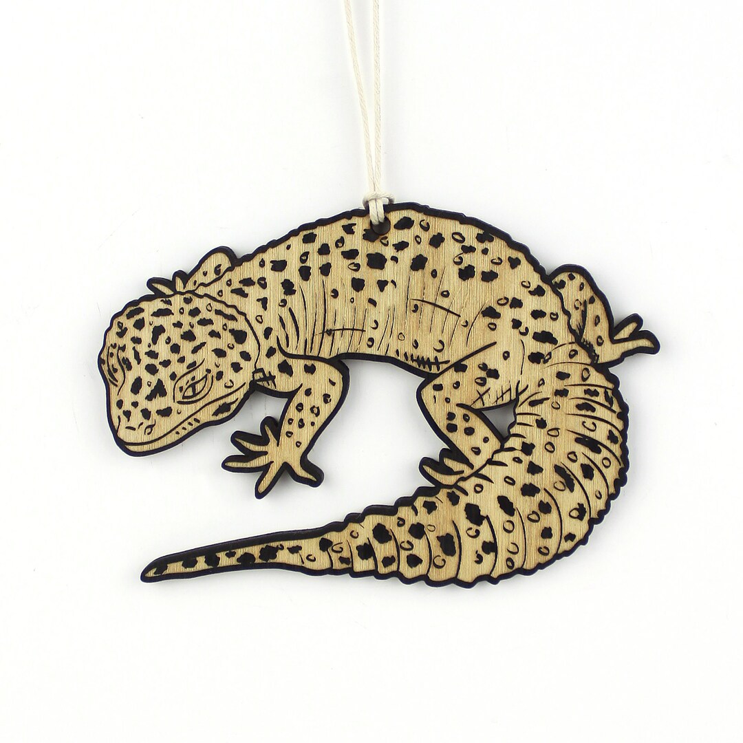 Leopard Gecko Christmas Ornament Etsy