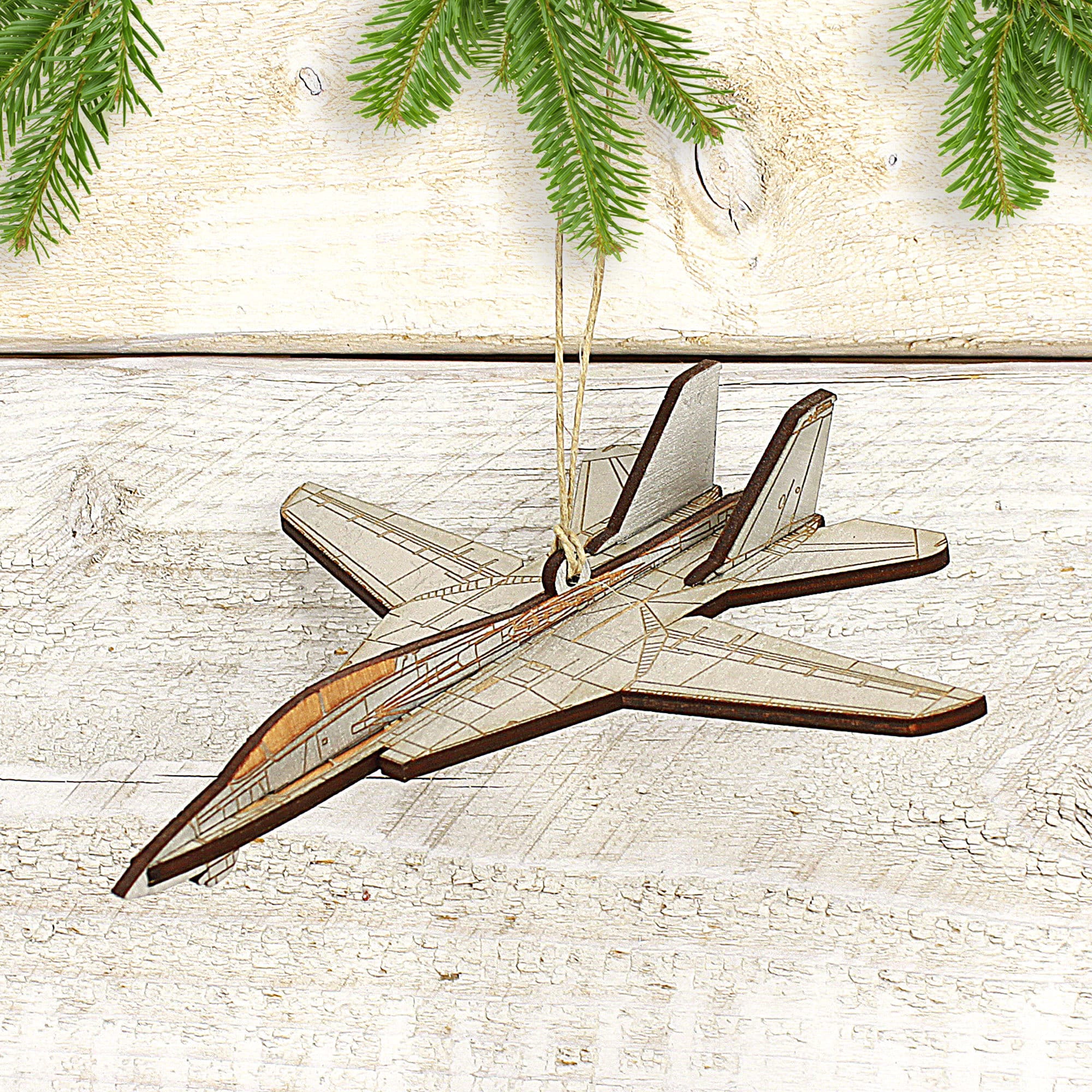 Ornamento Albero F-14A Tomcat VX-4 Black Bunny - Diecast Corgi Top Gun 1:160