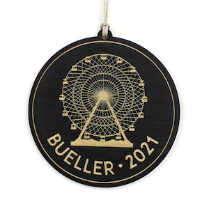 Personalized Ferris Wheel Christmas Ornament