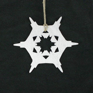 Snowflake F-35 lighting II Airplane Christmas Ornament Airplane Snowflake