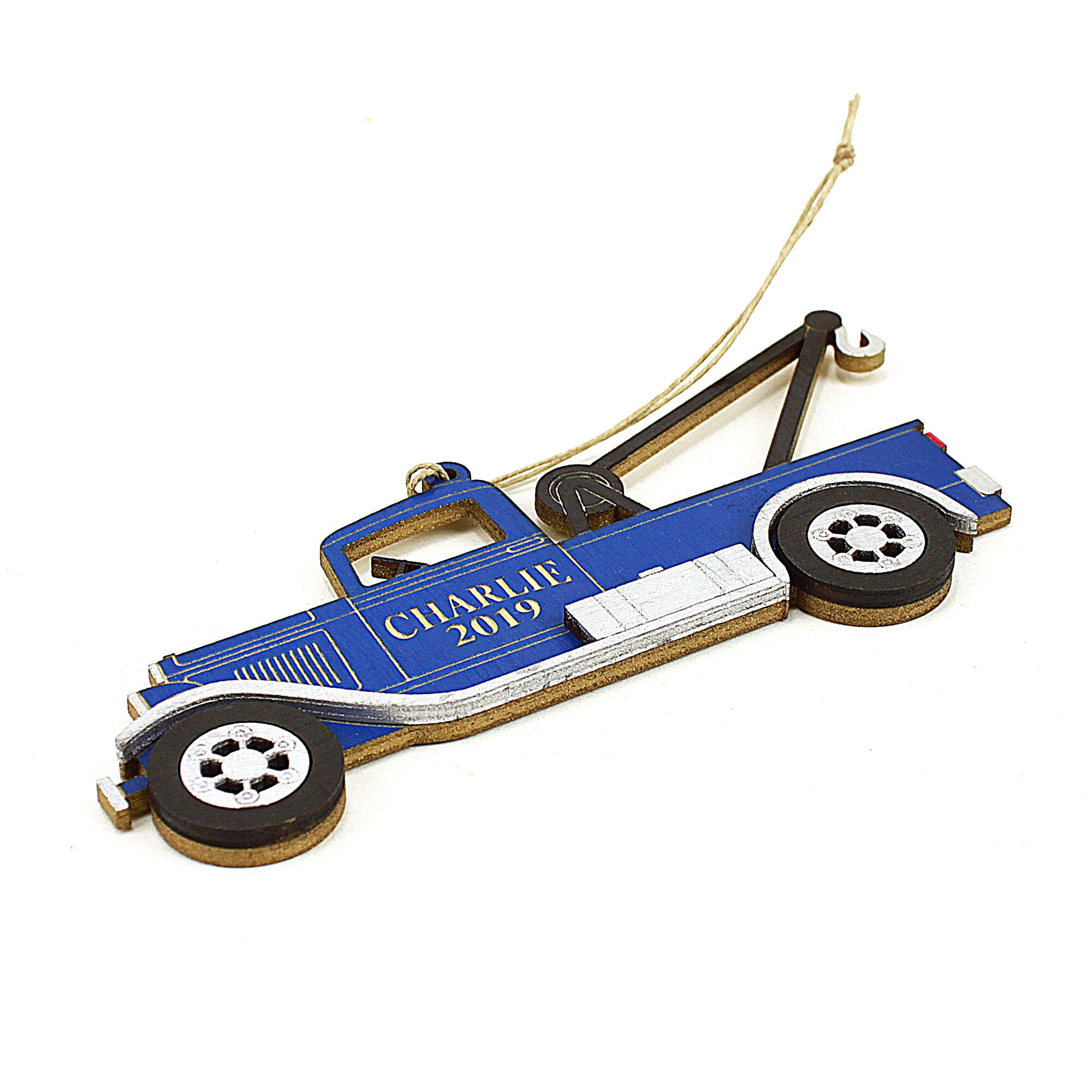 Personalized Tow Truck Christmas Ornament laser Engraved Etsy Norway