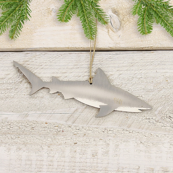 Bull Shark Christmas Ornament