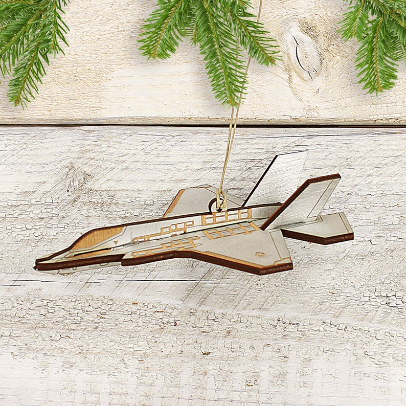 F-35 Lighting II Fighter Jet Airplane Christmas Ornament image 2