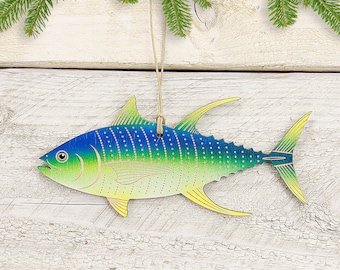 Yellowfin Tuna Christmas Ornament