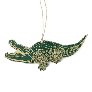 Alligator Christmas Ornament (Green)