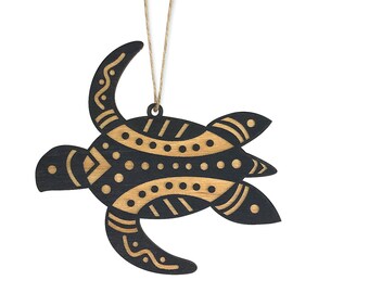 Sea Turtle Ornament (Aboriginal Style)