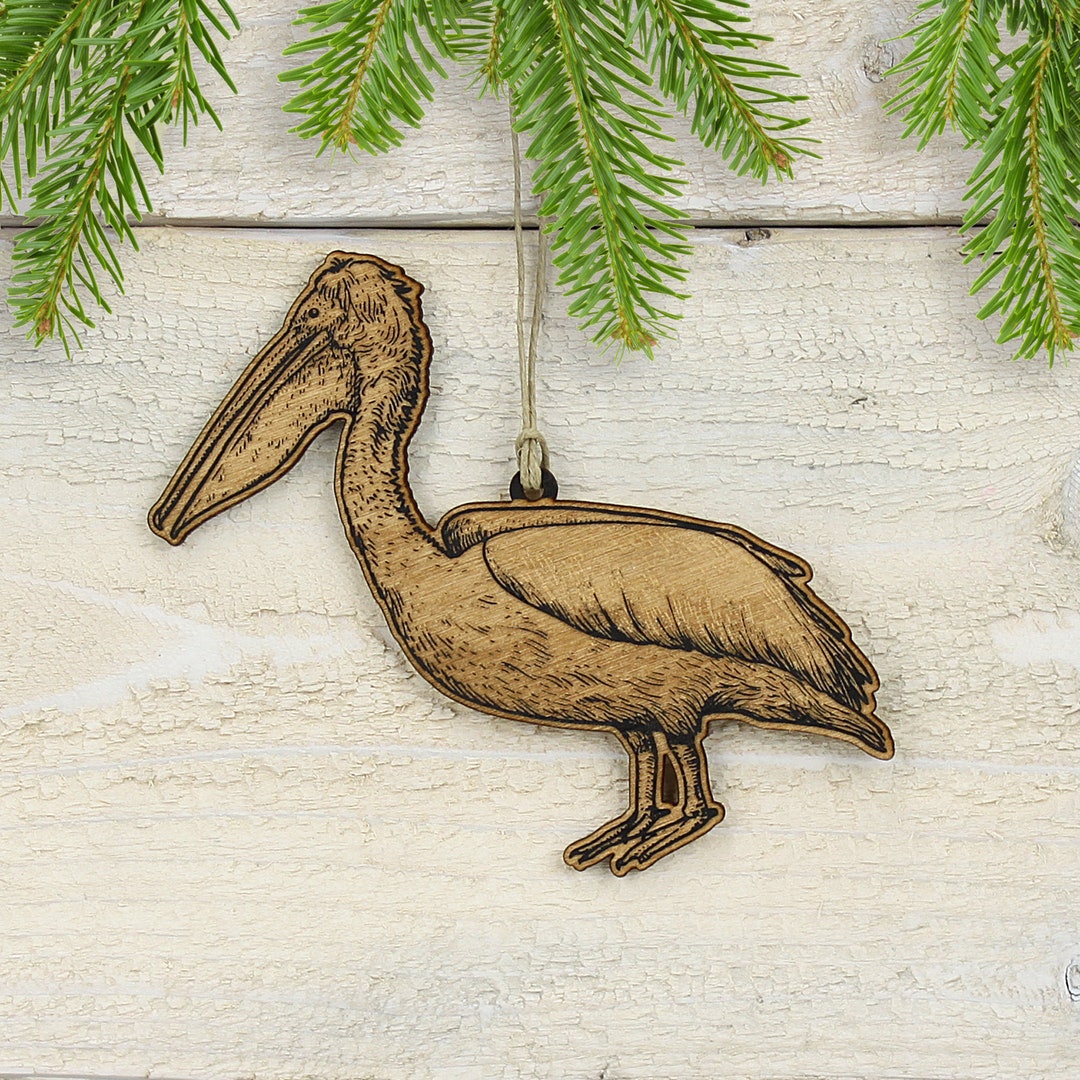 Pelican Christmas Ornament Etsy