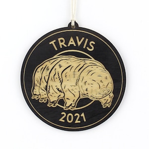 Personalized Tardigrade Water Bear Ornament #2