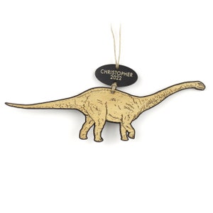 Personalized Argentinosaurs Dinosaur Christmas Ornament