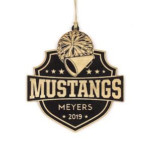 Personalized Cheerleader Ornament, Cheer Gift