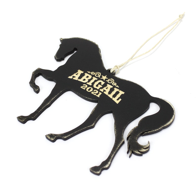Personalized Horse Christmas Ornament Horse Gift walking Etsy