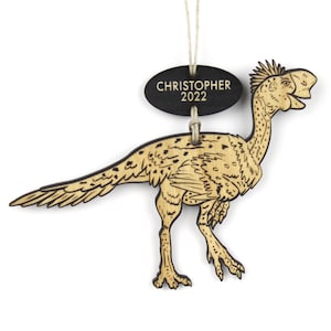 Personalized Oviraptor Dinosaur Ornament