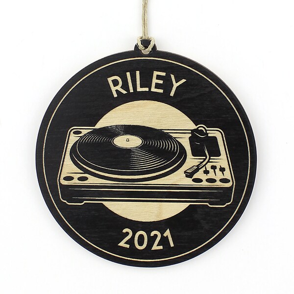 Personalized Turntable Christmas Ornament