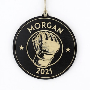 Personalized MMA Mixed Martial Arts Christmas Ornament